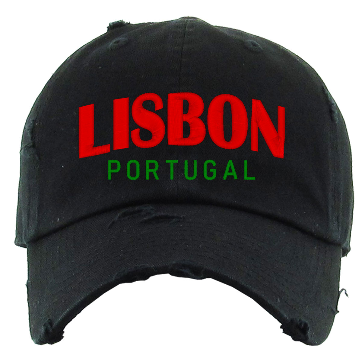 Lisbon Portugal Vintage Baseball Cap