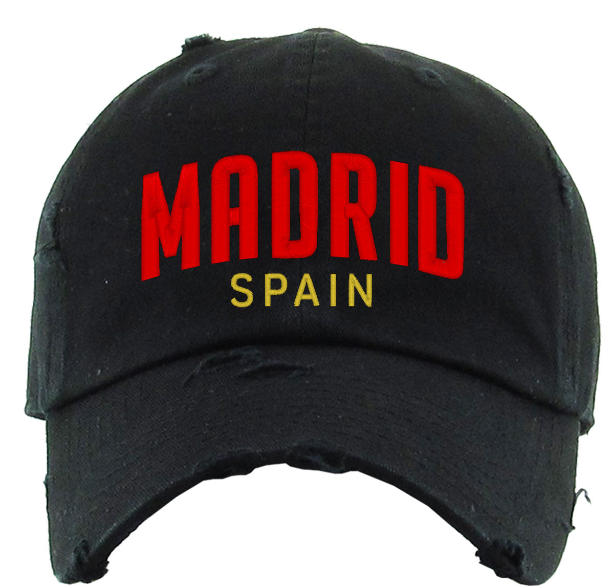 Madrid France Vintage Baseball Cap