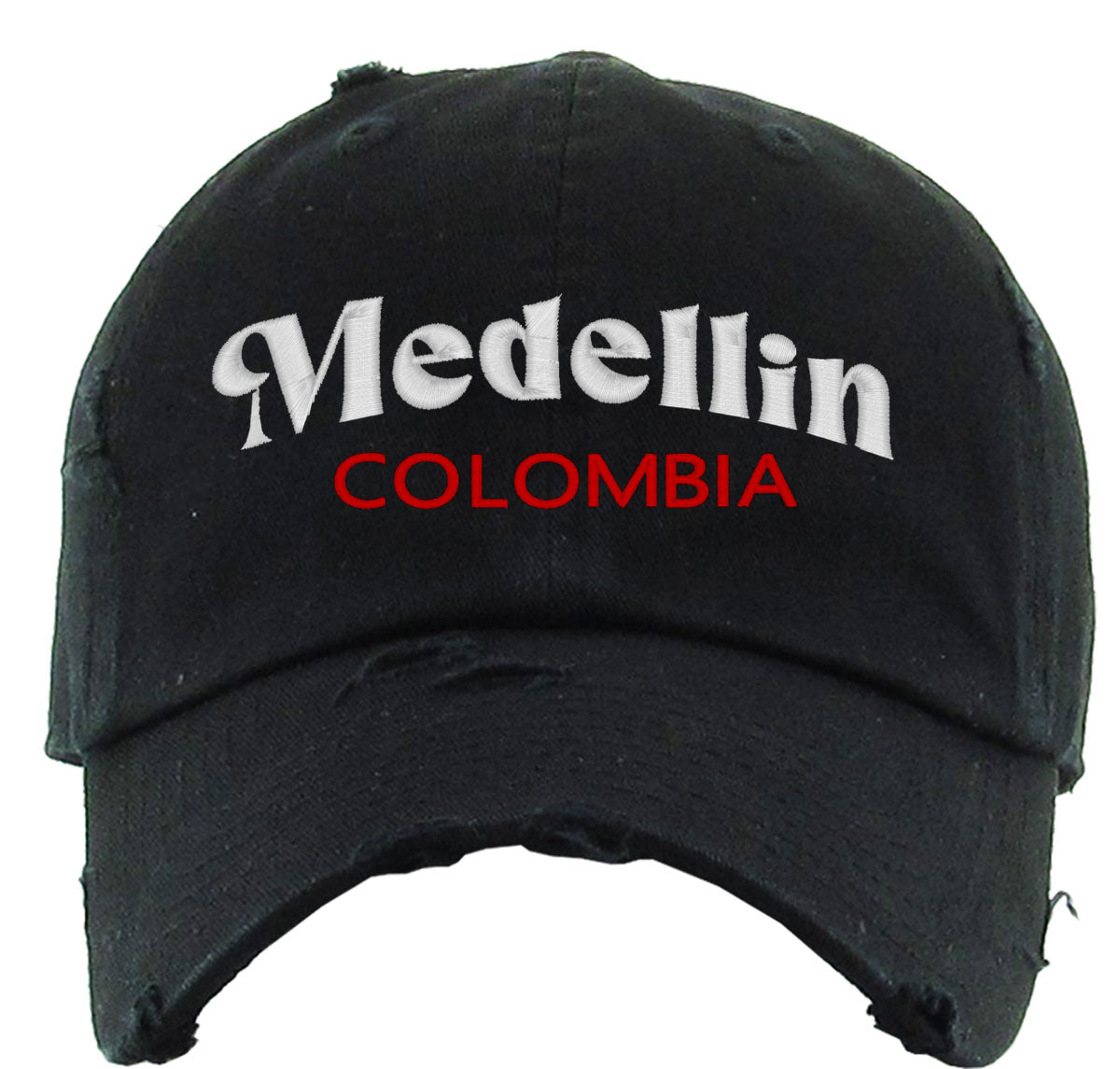 Medellin Colombia Vintage Baseball Cap