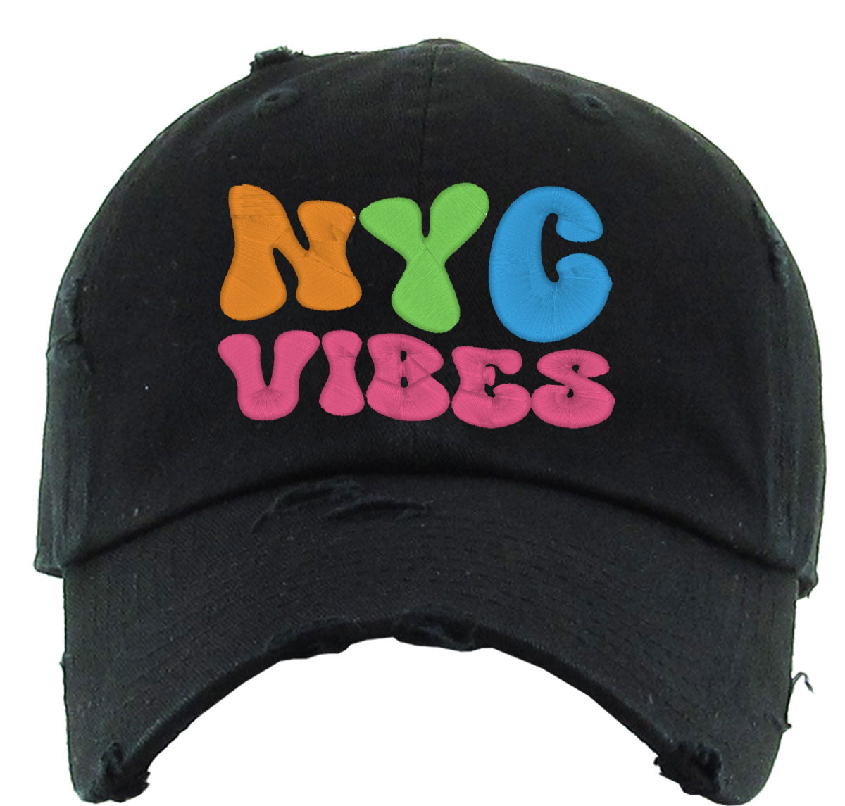 NYC Vibes New York City Vintage Baseball Cap
