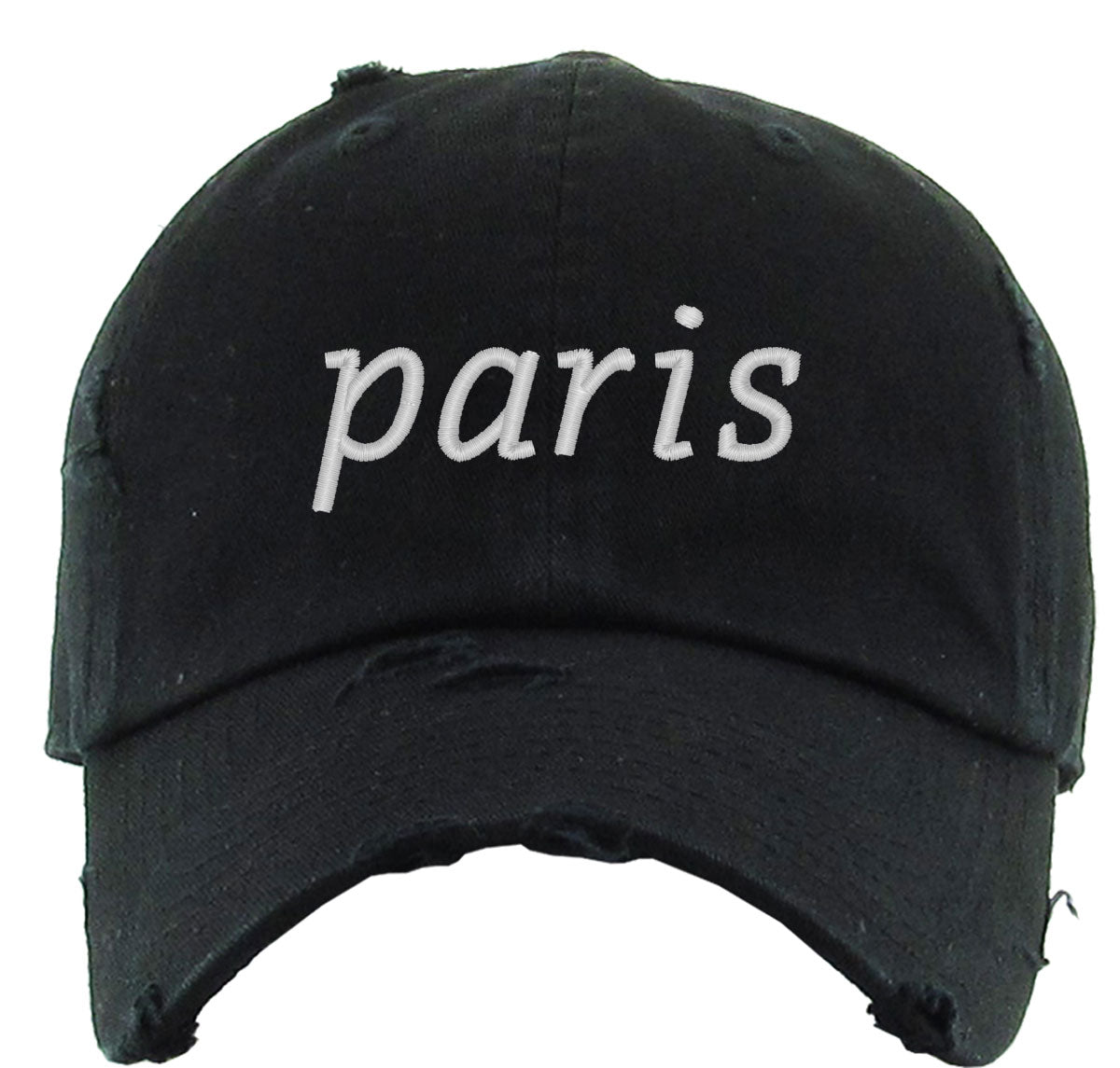 Paris France Vintage Baseball Cap