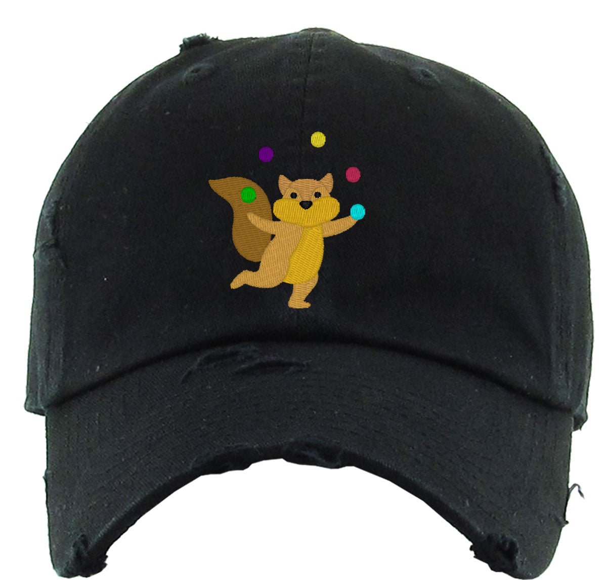 Party Squirrel Vintage Baseball Cap