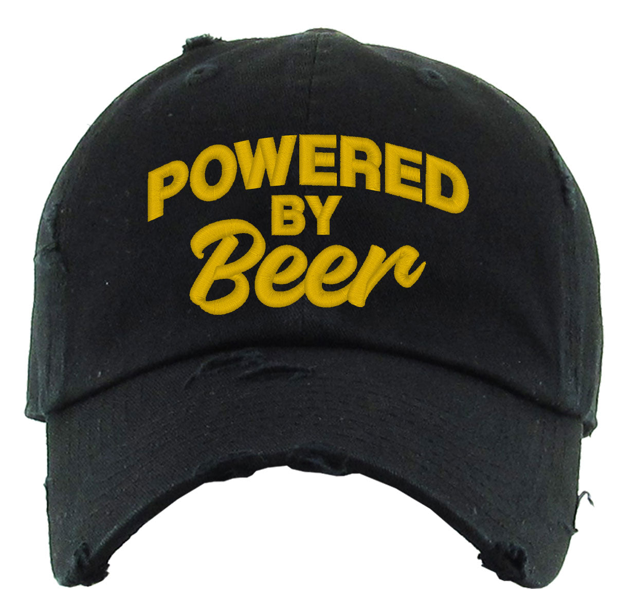 Powered By Beer Vintage Baseball Cap