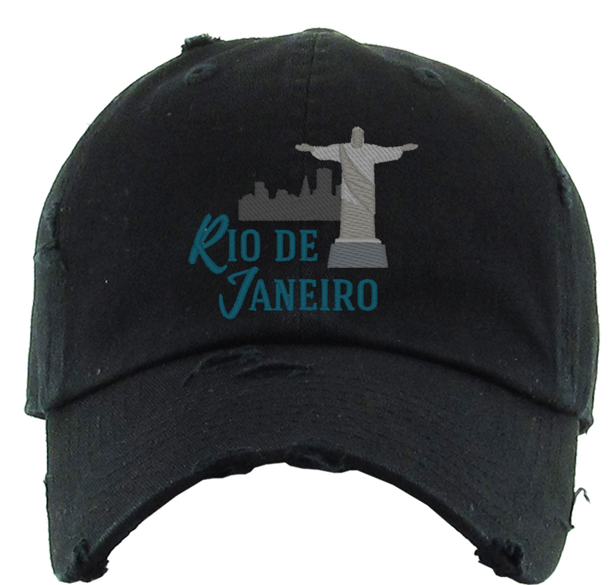 Rio De Janeiro Brazil Vintage Baseball Cap