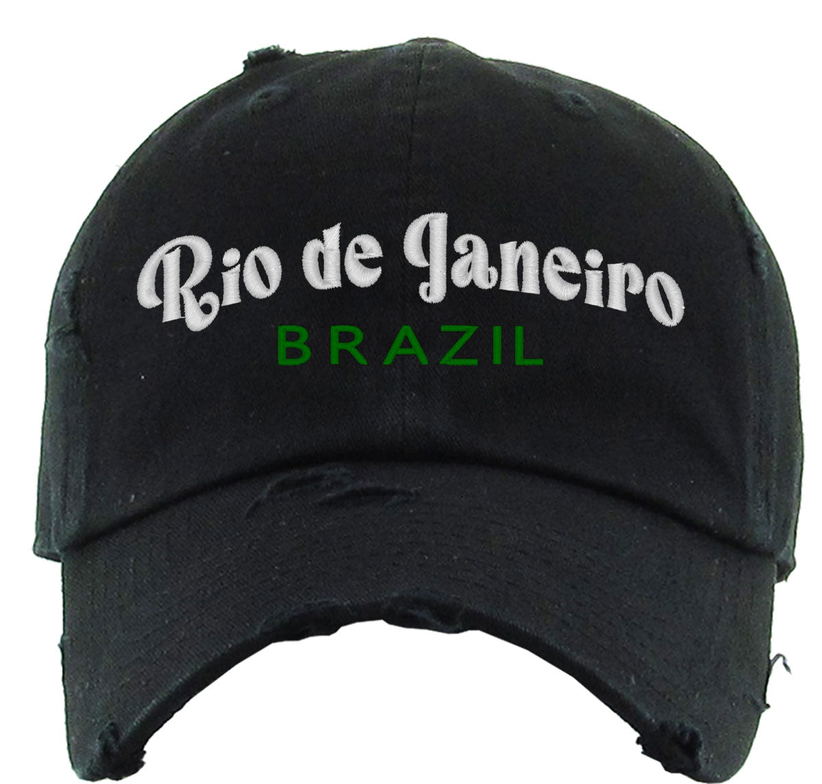 Rio De Janeiro Brazil Vintage Baseball Cap