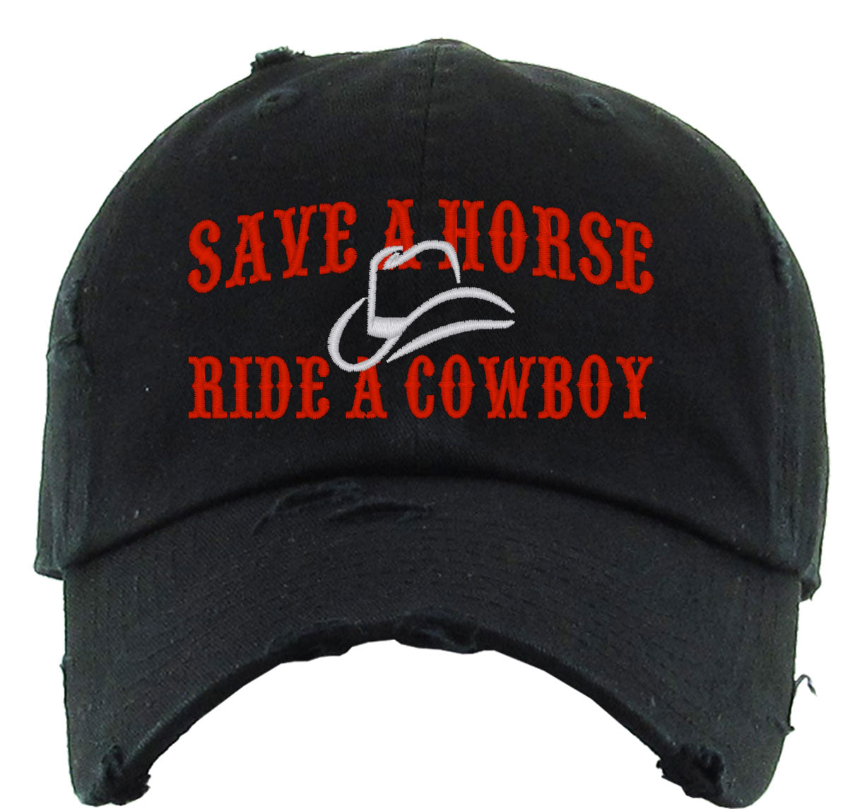 Save A Horse Ride A Cowboy Vintage Baseball Cap