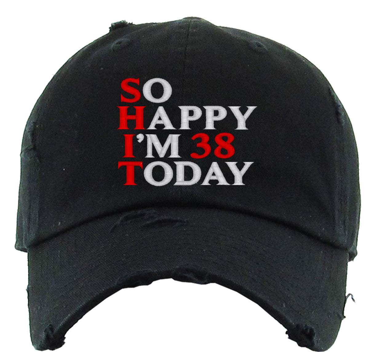 So Happy I'm [Custom Age] Today Custom Birthday Vintage Baseball Cap