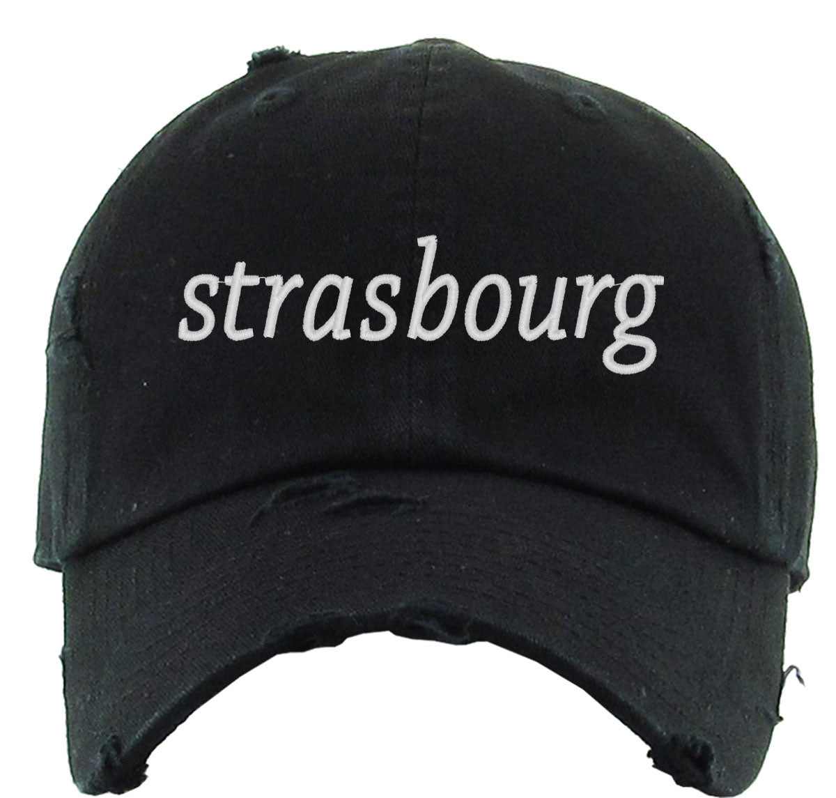 Strasbourg France Vintage Baseball Cap