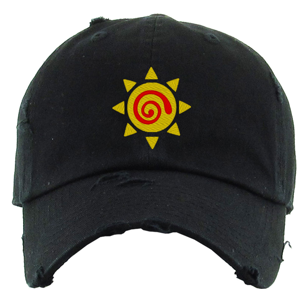 Mexico Symbols Sun Vintage Baseball Cap