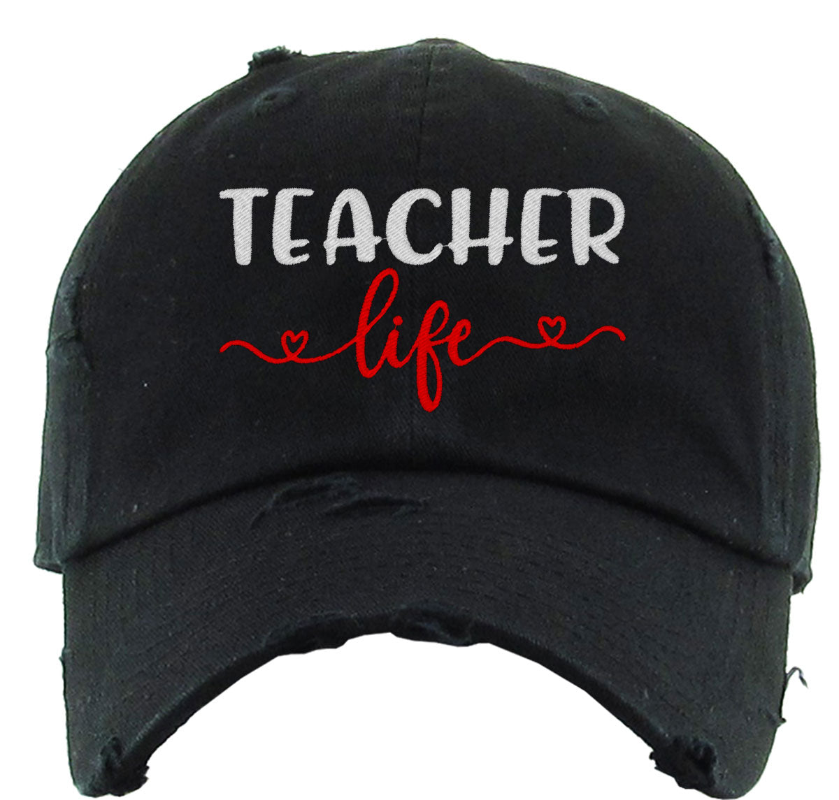 Teacher Life Vintage Baseball Cap