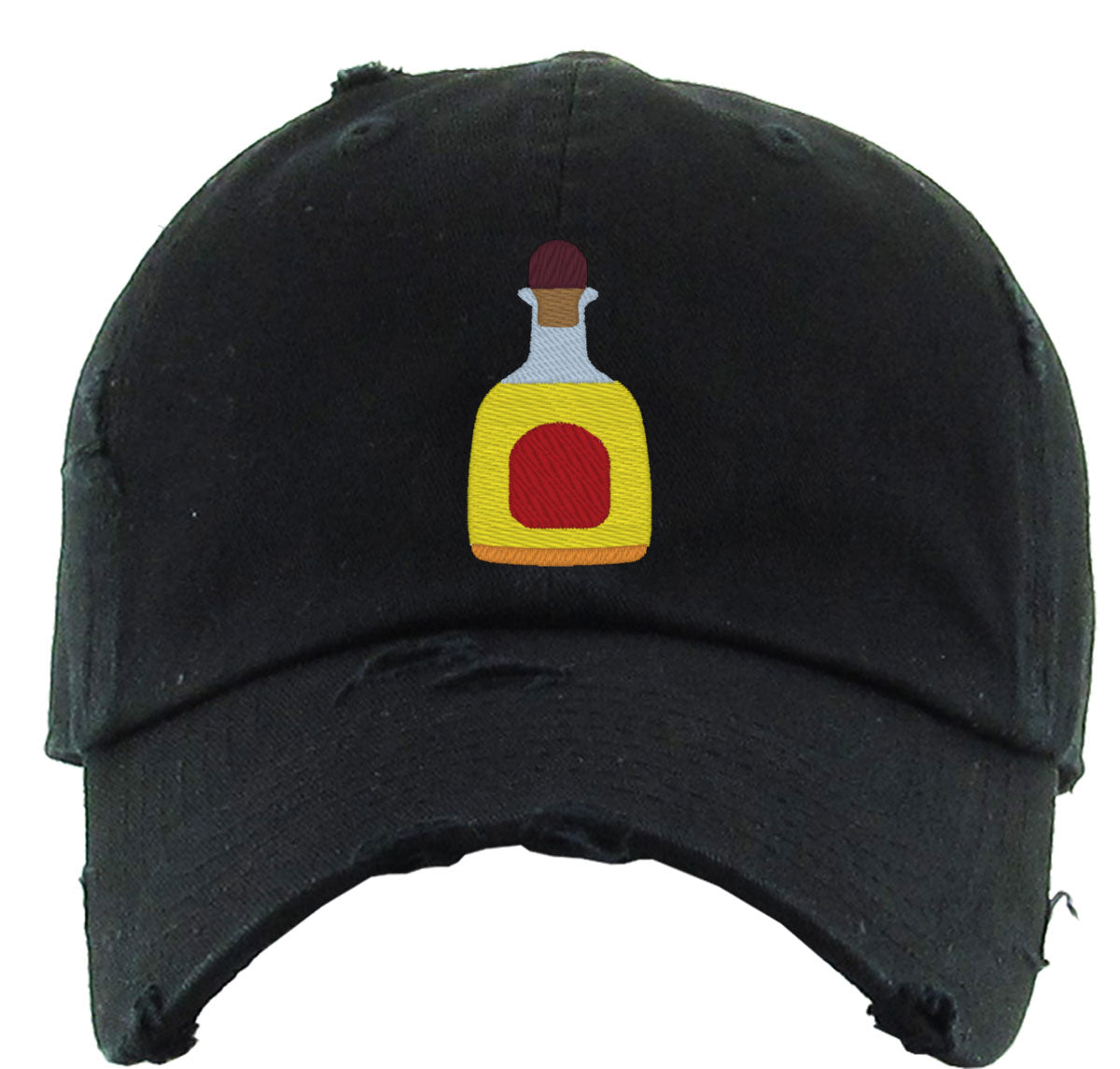 Mexico Symbols Tequila Bottle Vintage Baseball Cap