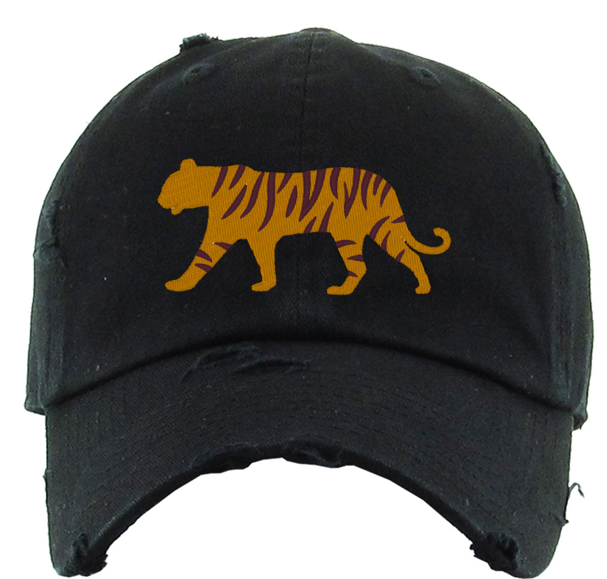 Walking Tiger Vintage Baseball Cap