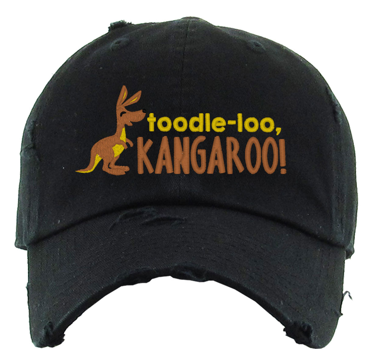 Toodle Loo Kangaroo Vintage Baseball Cap