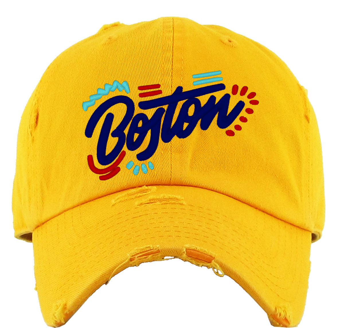 Boston Massachusetts Vintage Baseball Cap