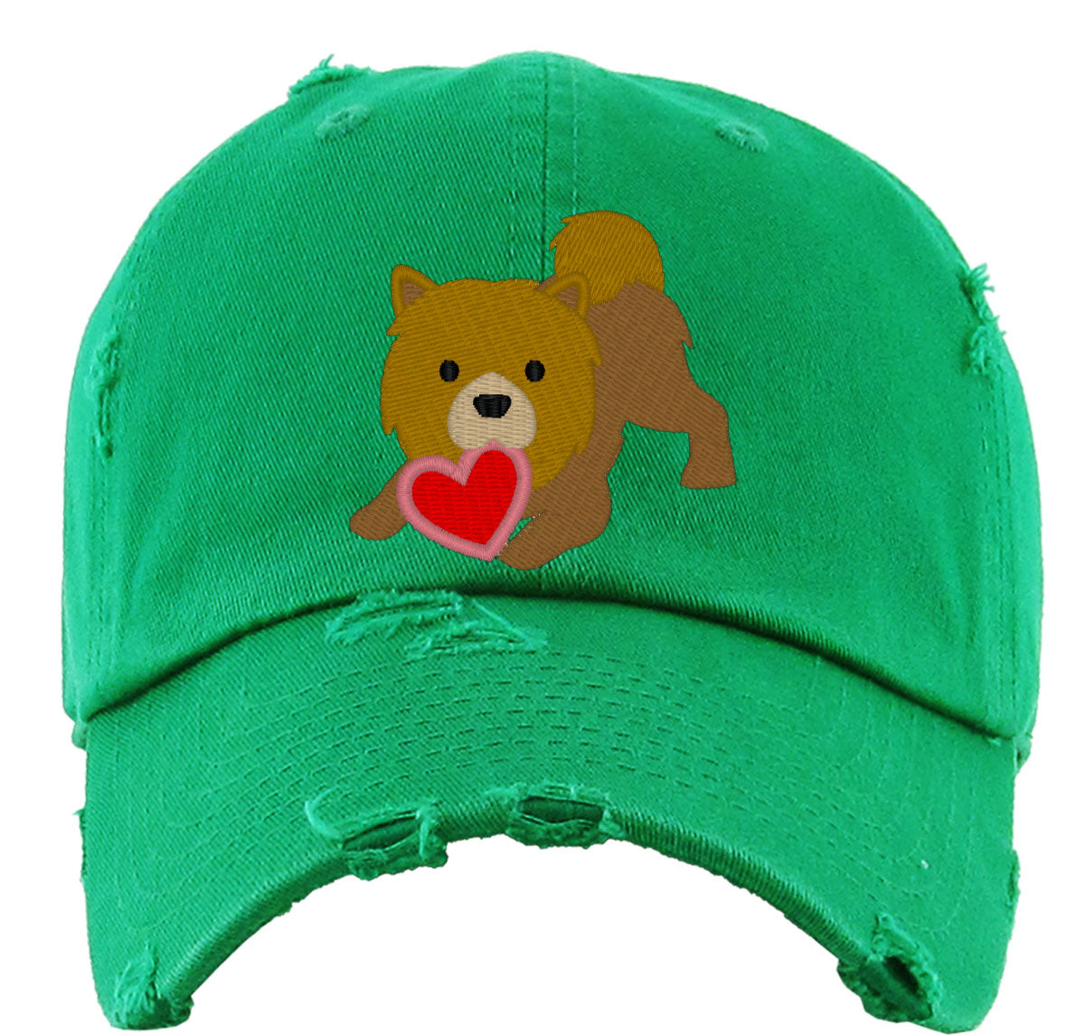Chow Chow Puppy Dog Love Vintage Baseball Cap