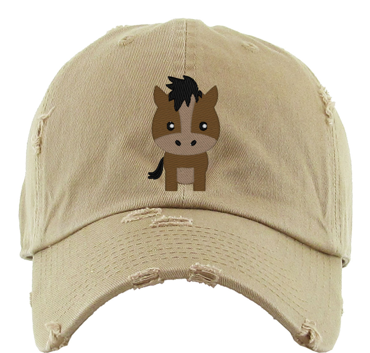 Cute Horse Vintage Baseball Cap