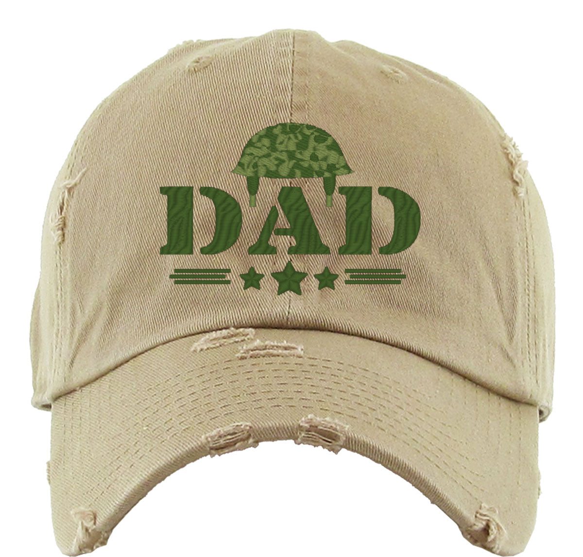 Soldier Dad Father's Day Vintage Baseball Cap