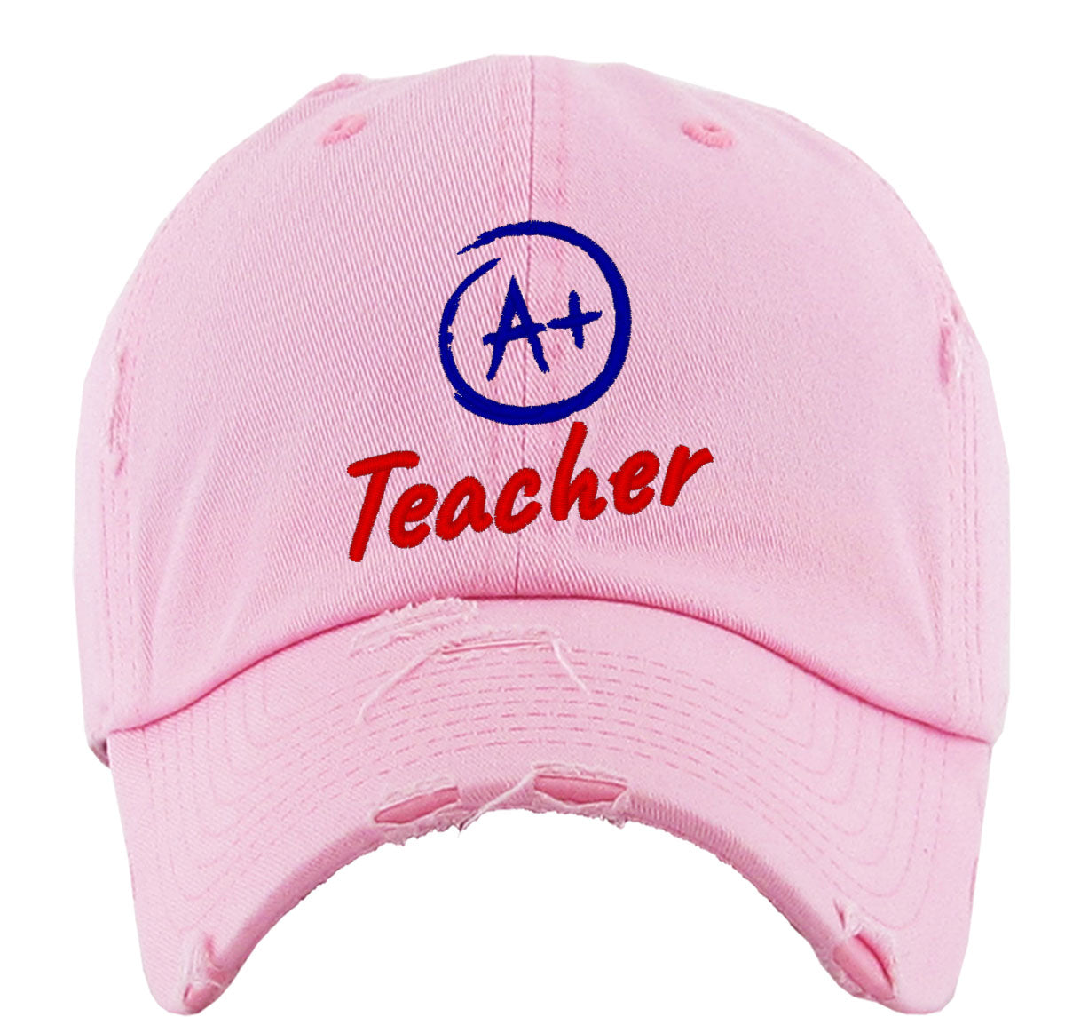 A+ Teacher Vintage Baseball Cap