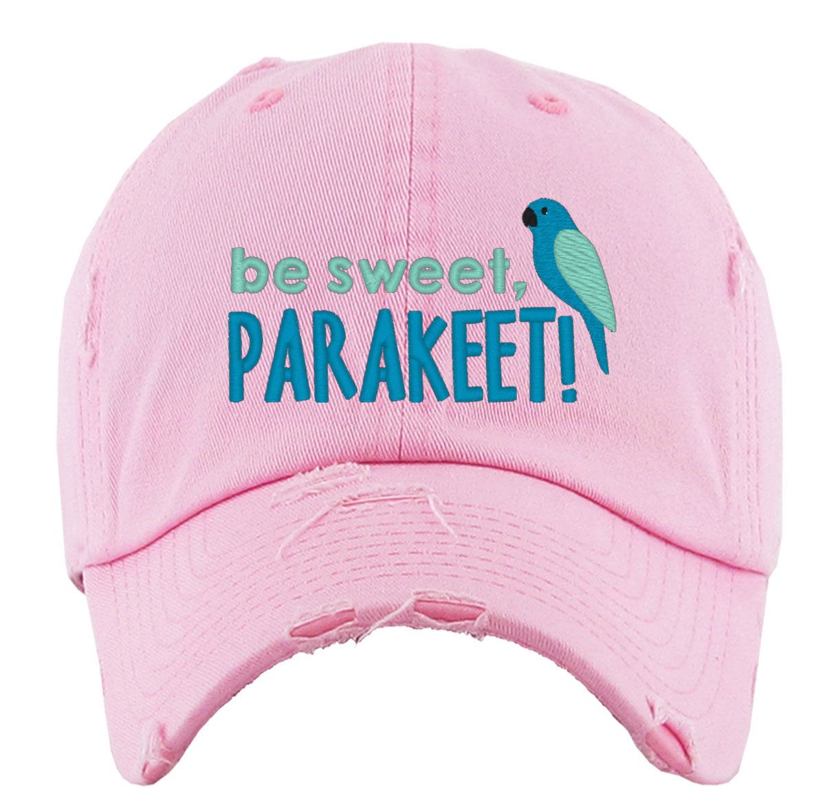 Be Sweet Parakeet Vintage Baseball Cap