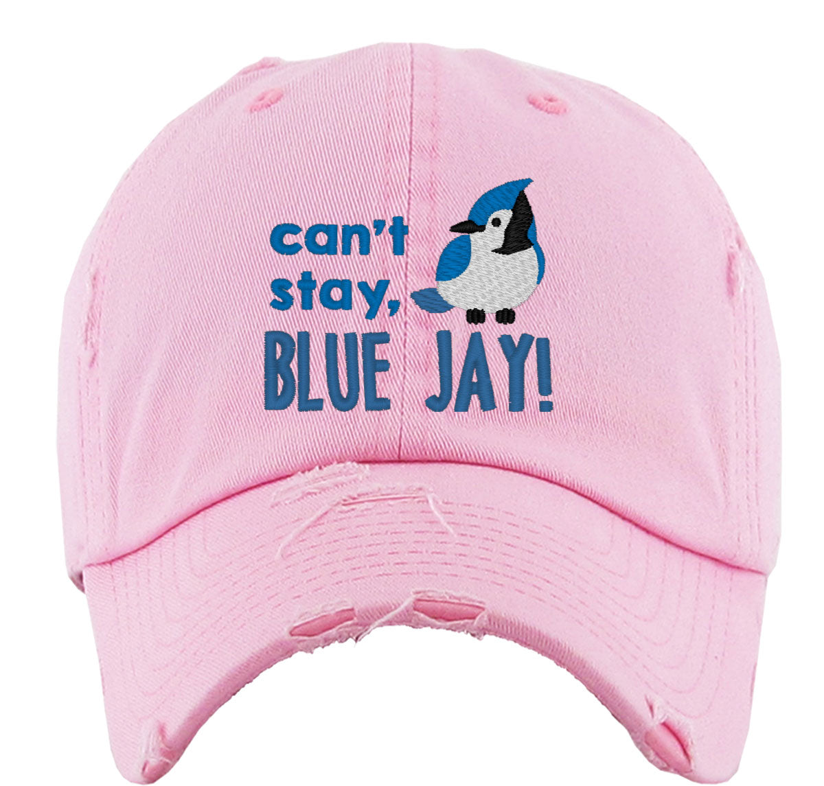 Can't Stay Blue Jay Vintage Baseball Cap