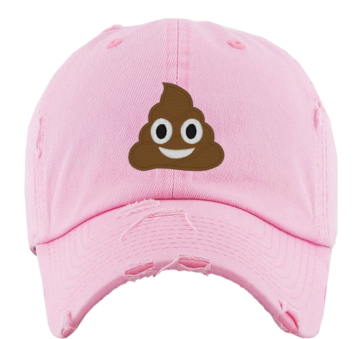 Funny Emoji Poop Vintage Baseball Cap