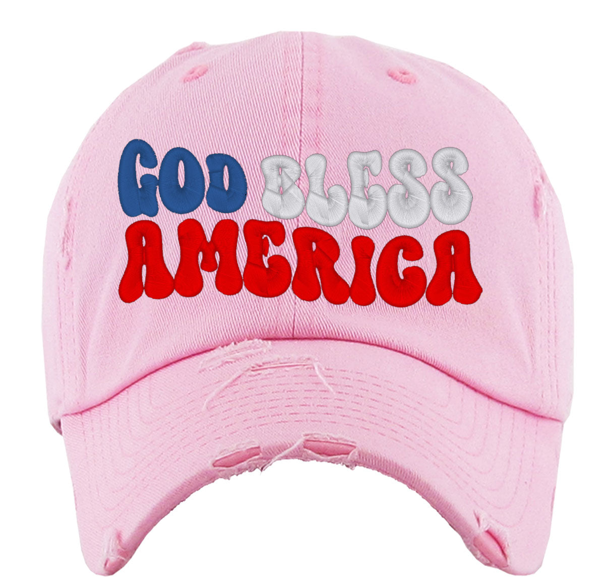 God Bless America Independence Day Vintage Baseball Cap