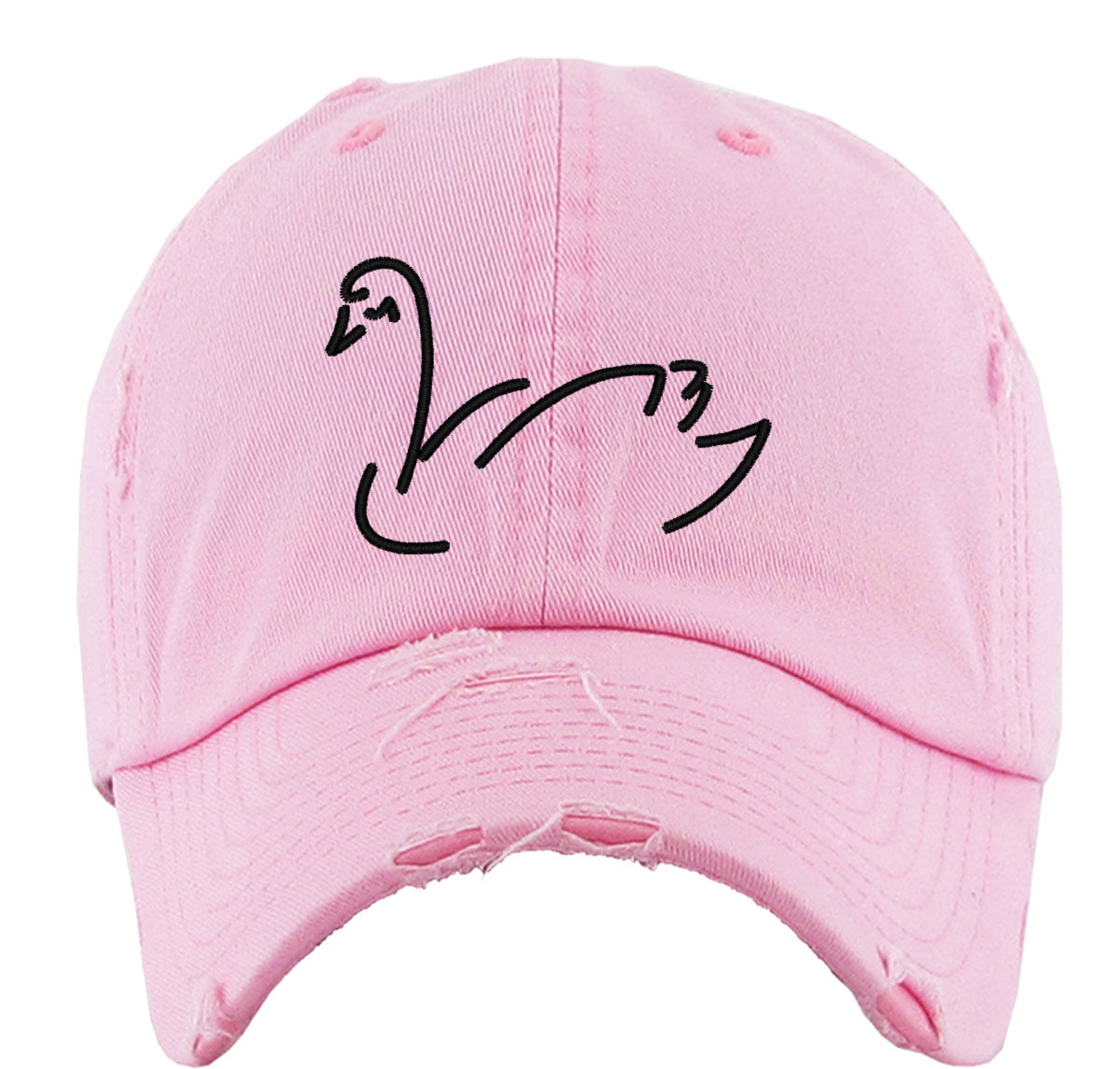 Goose Silhouette Vintage Baseball Cap