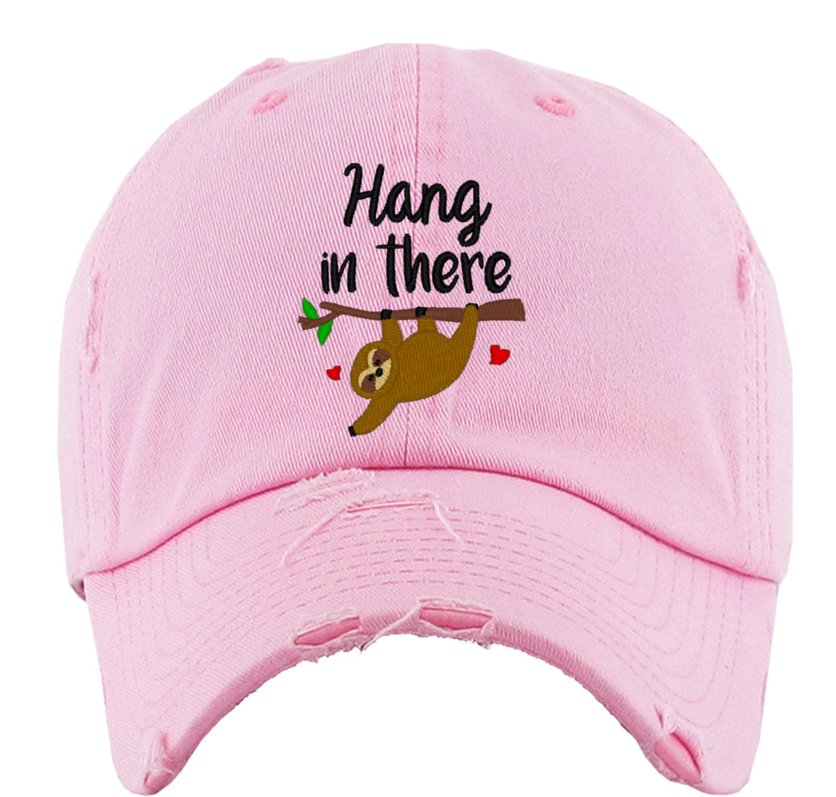 Hang In There Sloth Vintage Baseball Cap