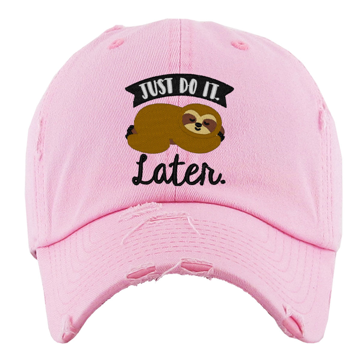 Just Do It Later Sloth Vintage Baseball Cap