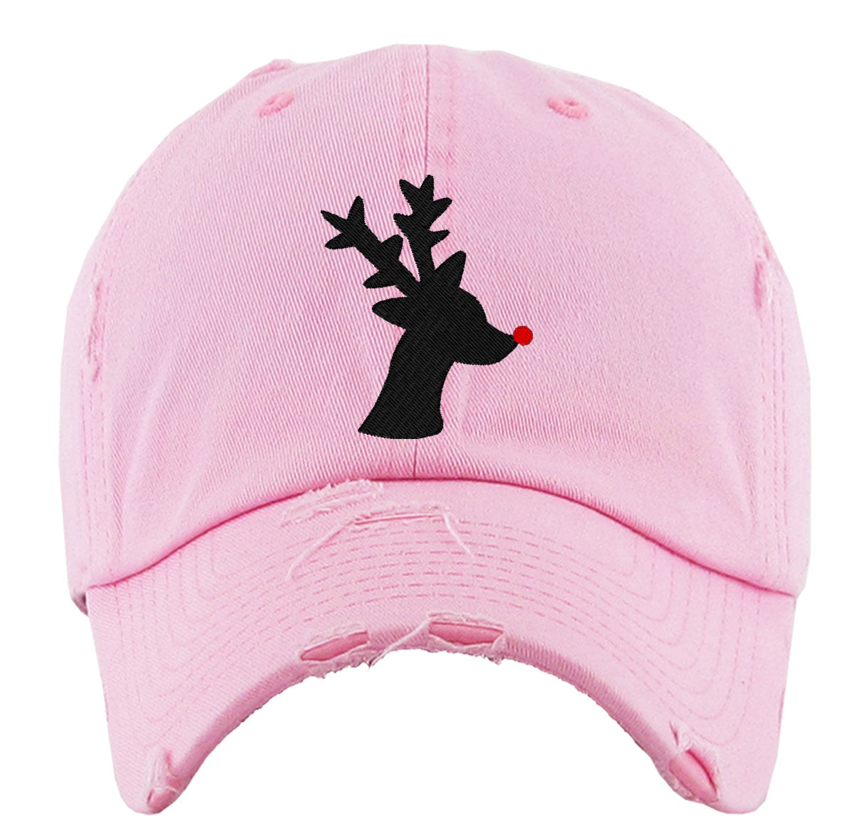 Red Nosed Reindeer Vintage Baseball Cap