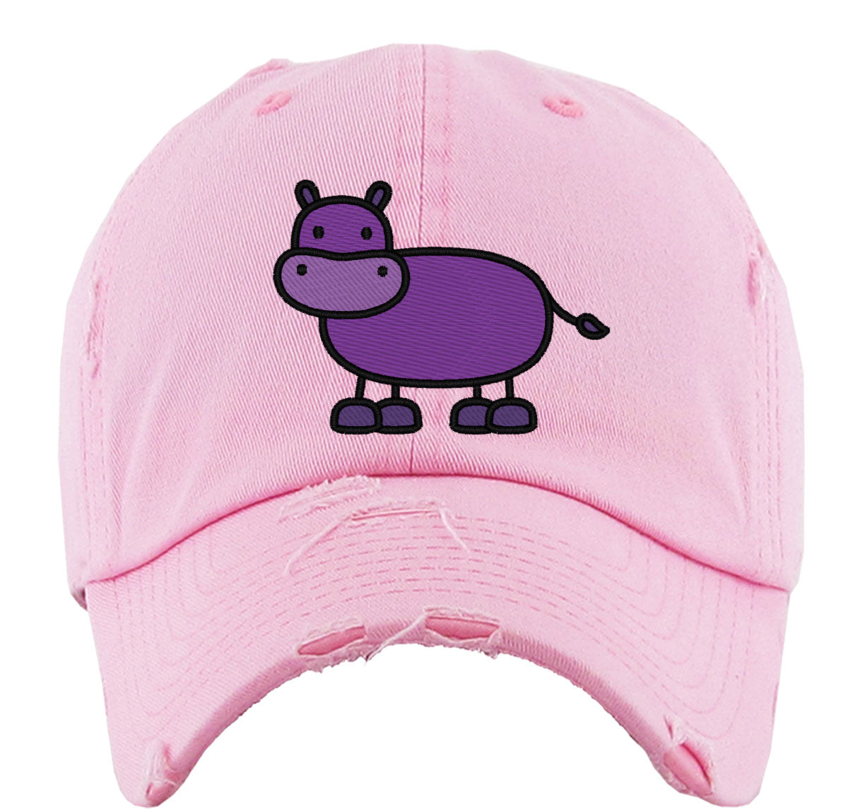 Stick Hippo Vintage Baseball Cap