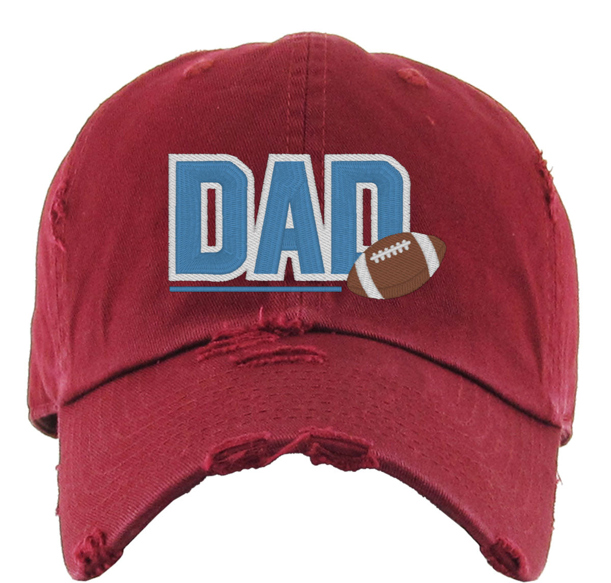 Football Dad Father's Day Vintage Baseball Cap