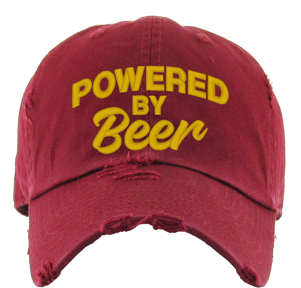 Powered By Beer Vintage Baseball Cap
