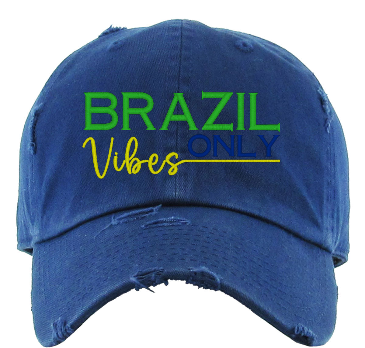 Brazilian Vibes Only Brazilian Day Vintage Baseball Cap