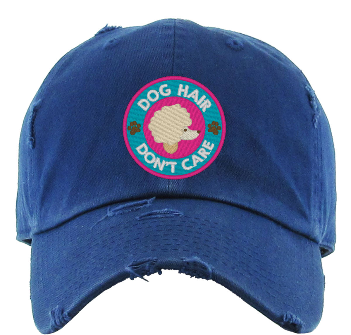 Dog Hair Don't Care Vintage Baseball Cap