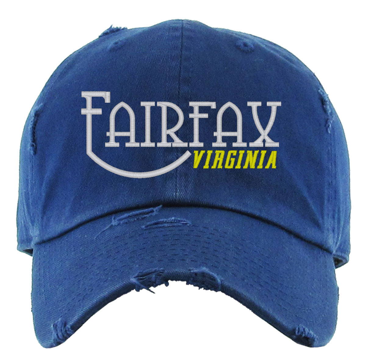 Fairfax Virginia Vintage Baseball Cap
