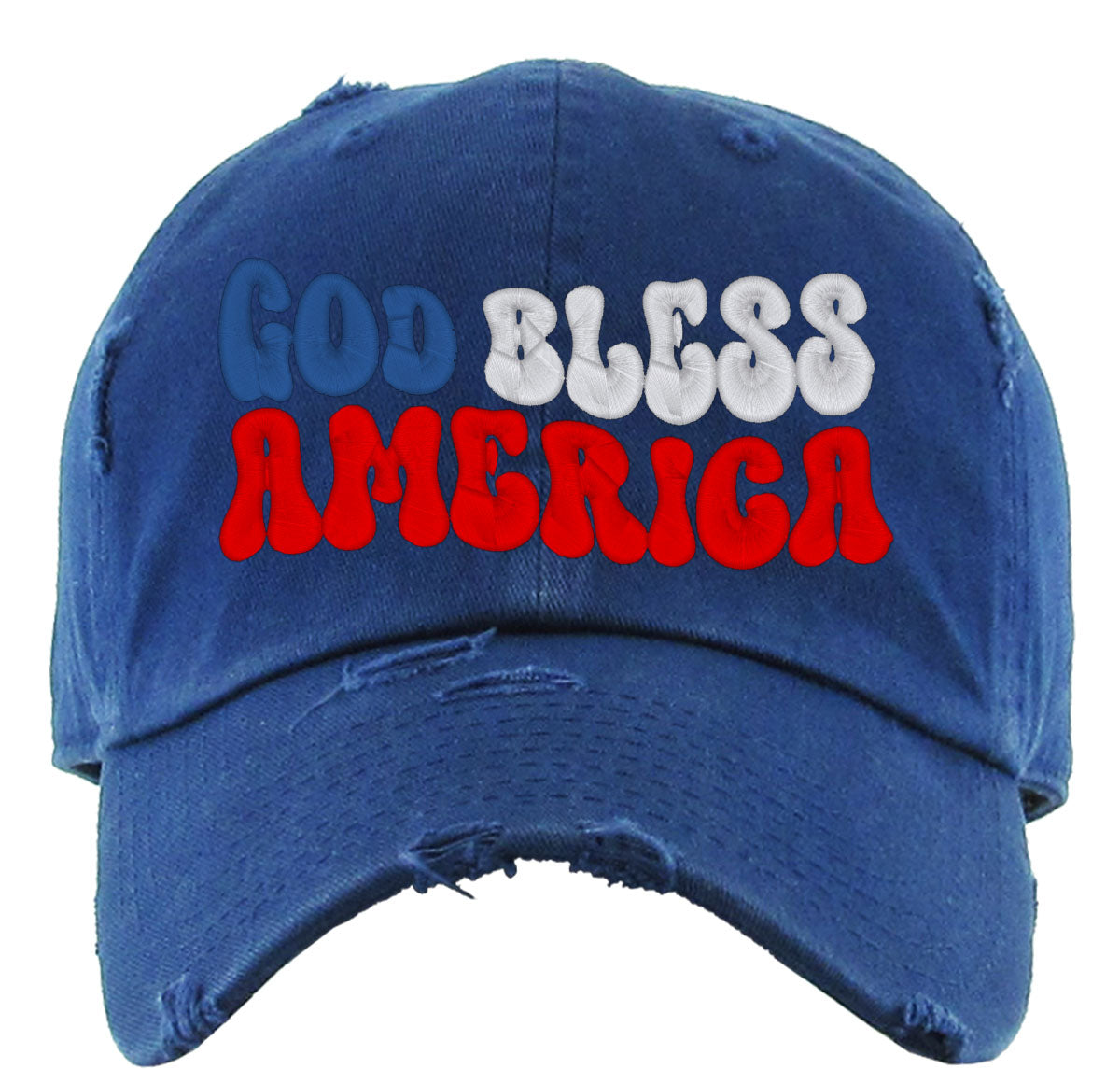 God Bless America Independence Day Vintage Baseball Cap