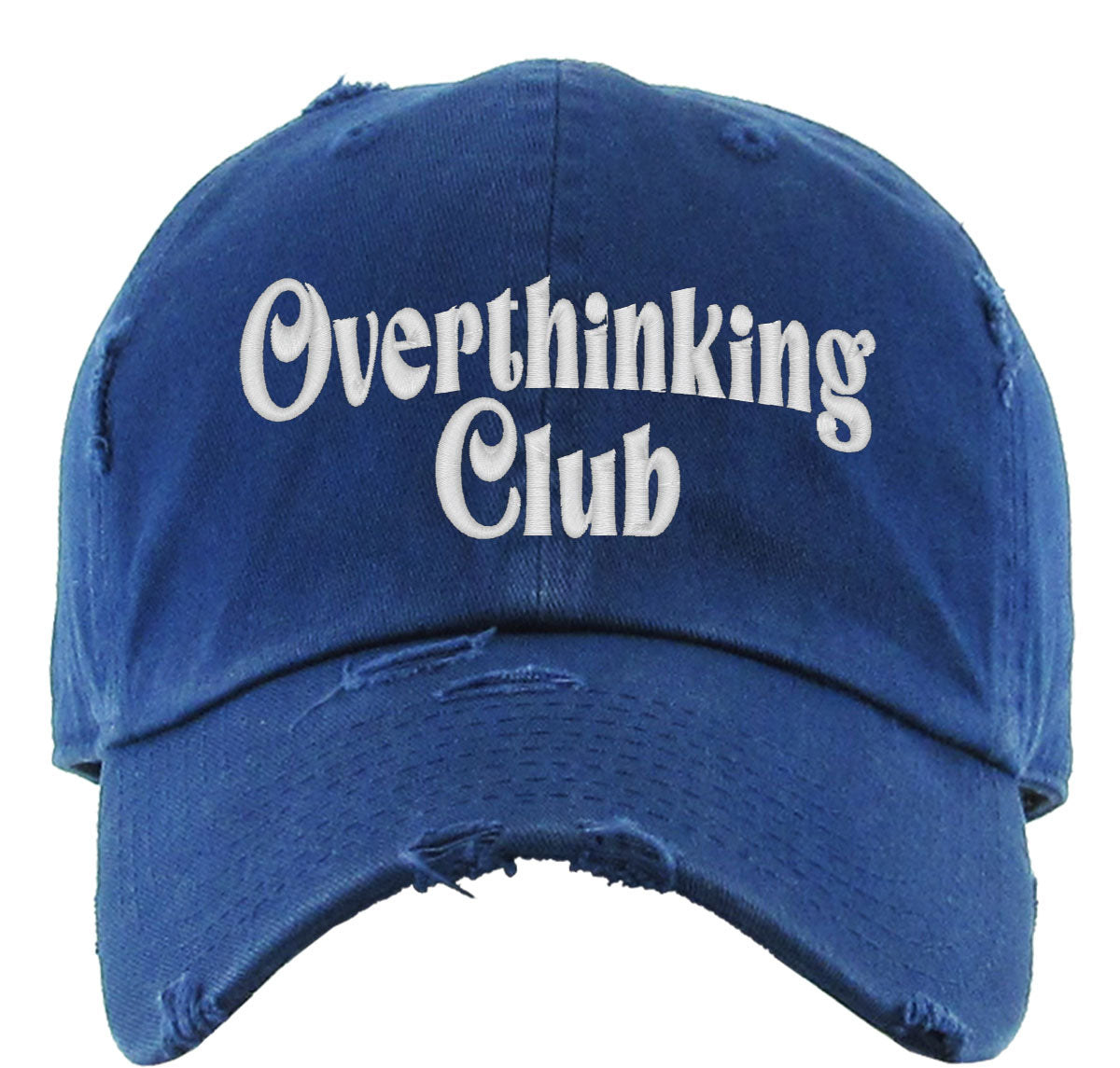 Overthinking Club Vintage Baseball Cap