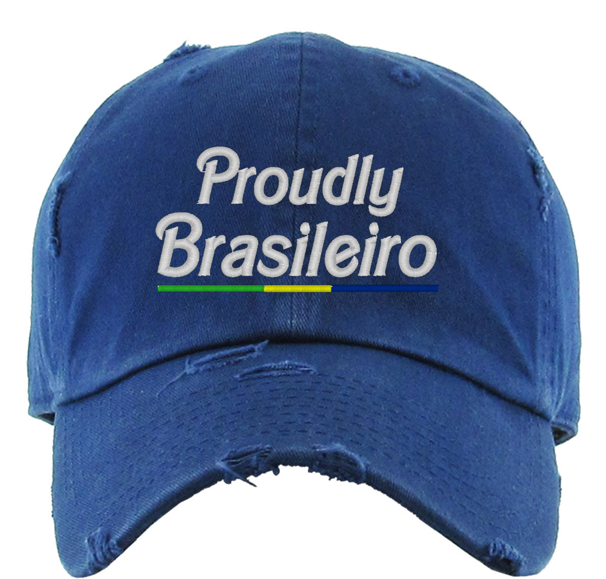 Proudly Brasileiro Brazilian Day Vintage Baseball Cap