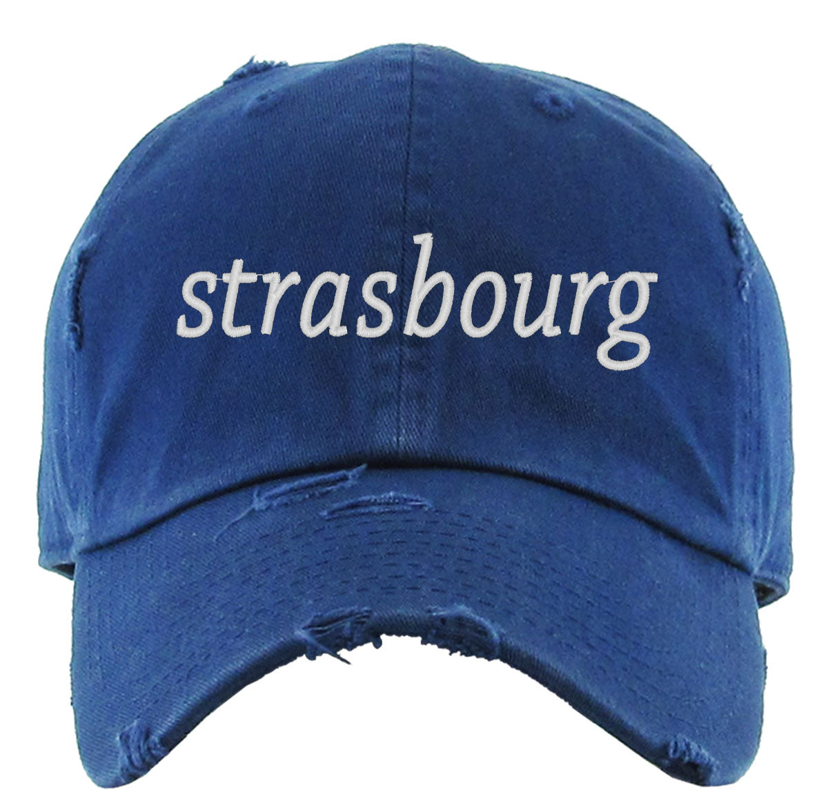 Strasbourg France Vintage Baseball Cap