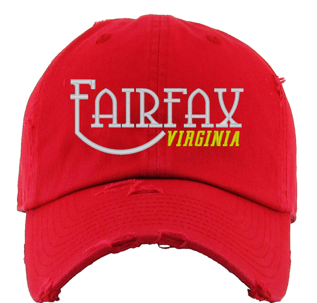 Fairfax Virginia Vintage Baseball Cap