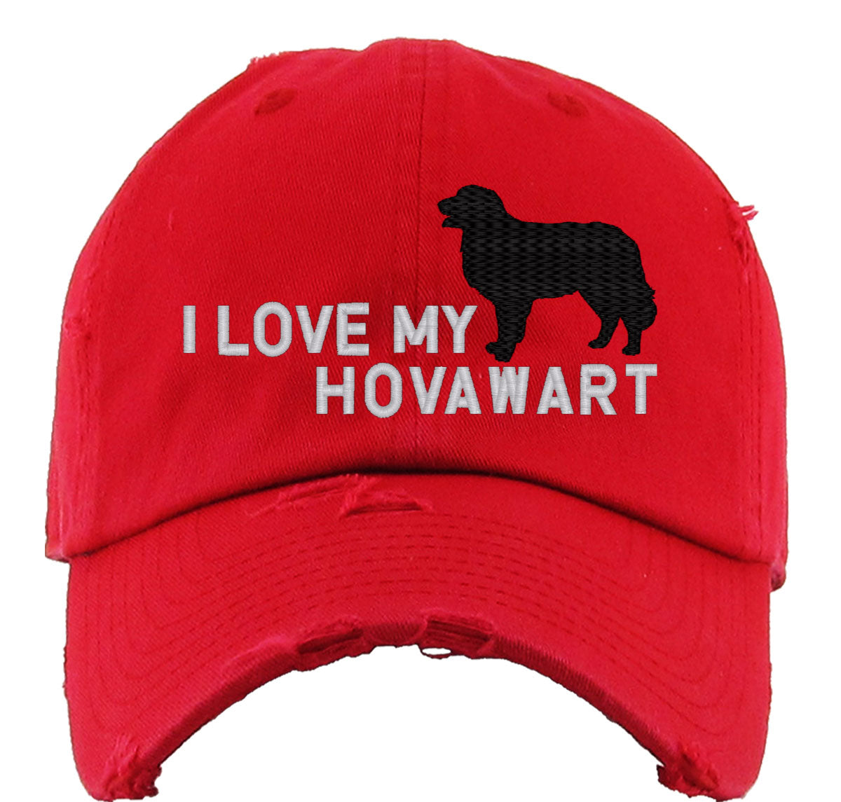 I Love My Hovawart Dog Vintage Baseball Cap