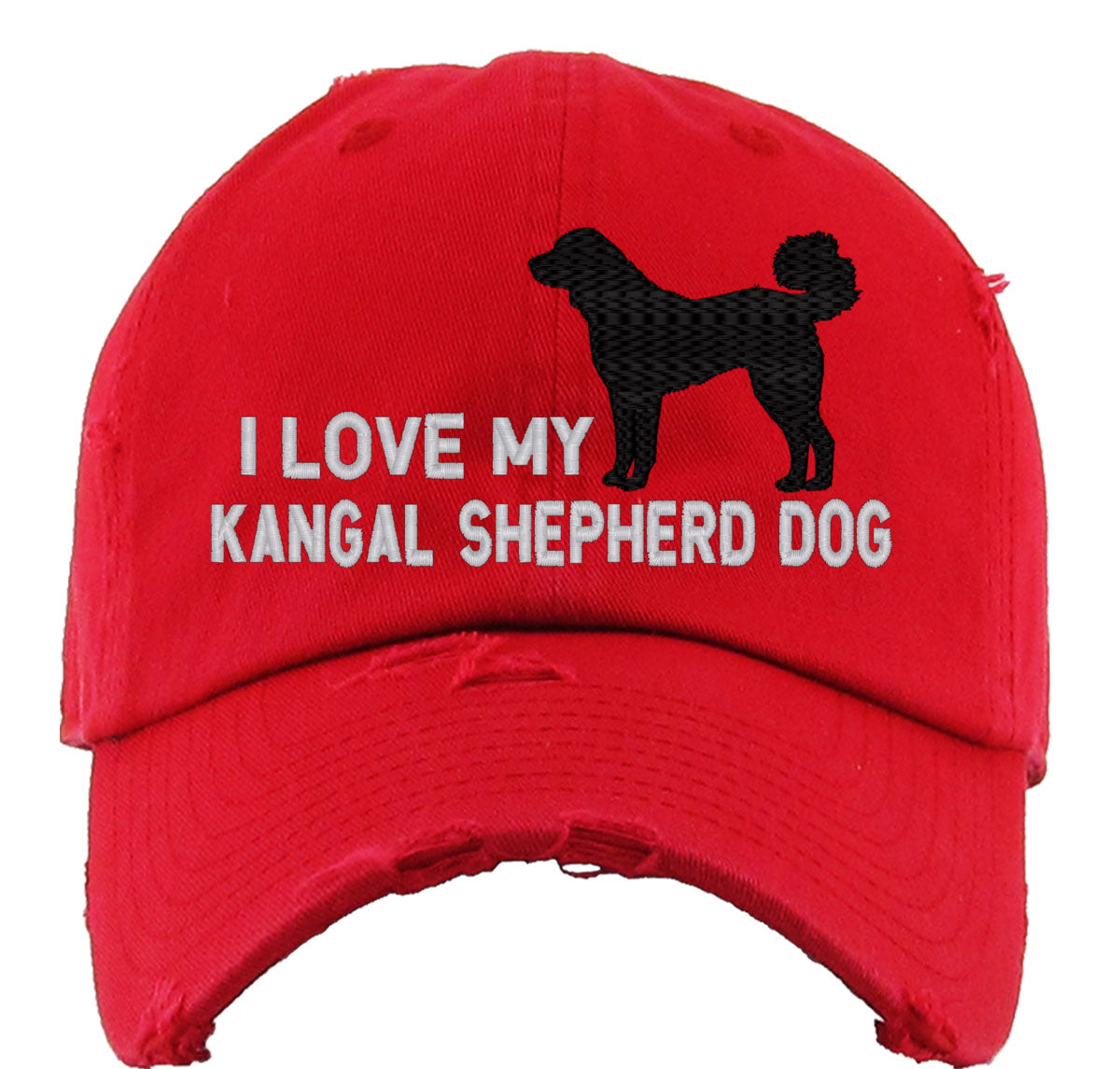 I Love My Kangal Shepherd Dog Vintage Baseball Cap