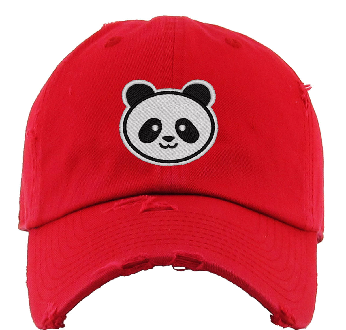Cute Panda Head Vintage Baseball Cap