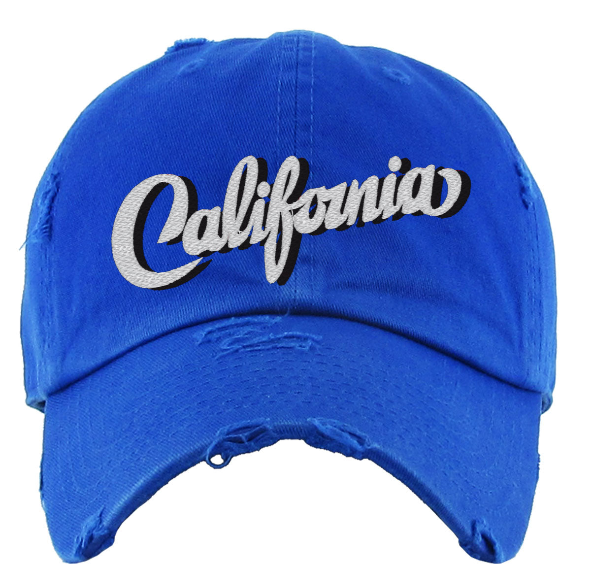 California Typography Vintage Baseball Cap