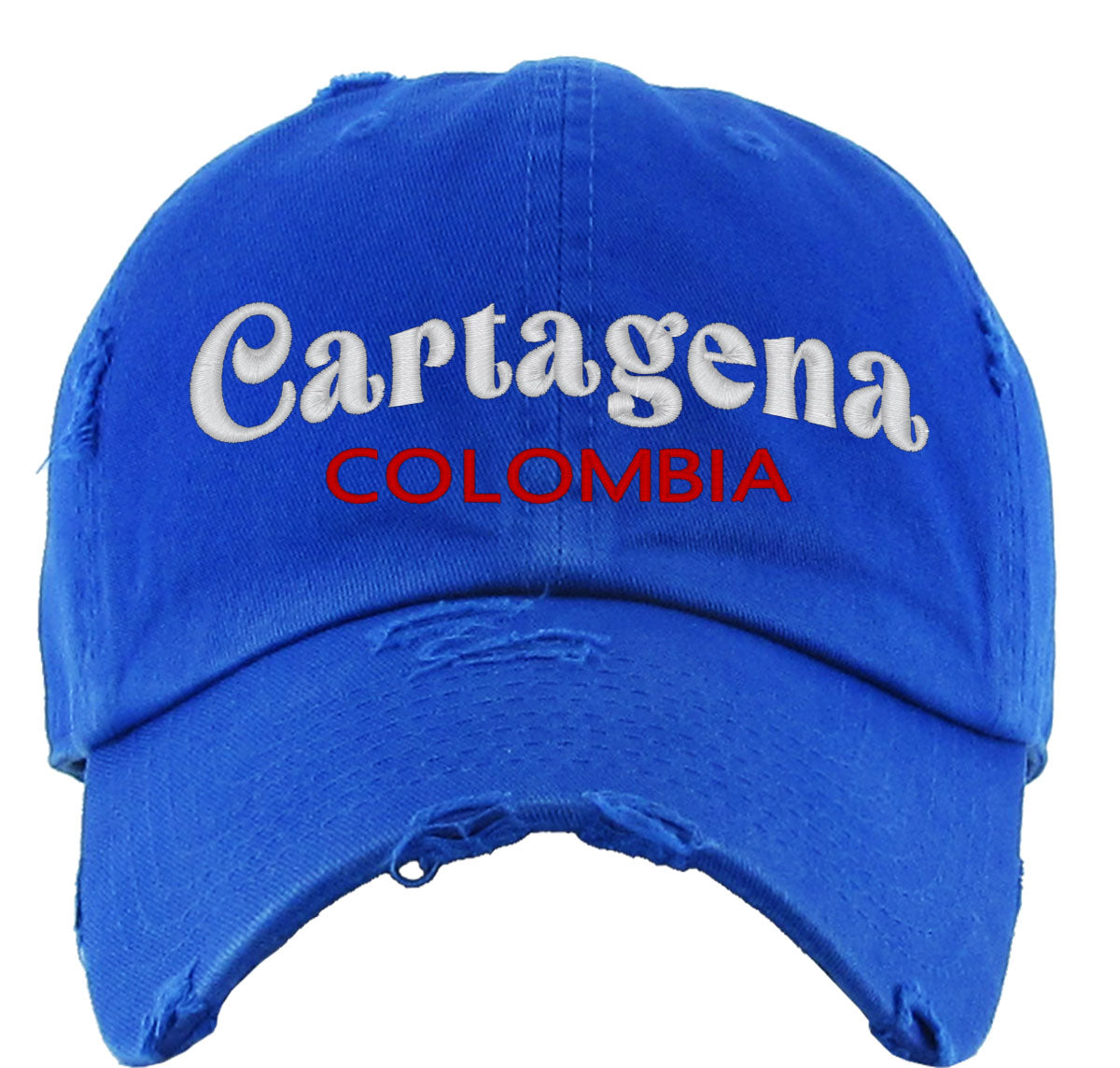 Cartagena Colombia Vintage Baseball Cap