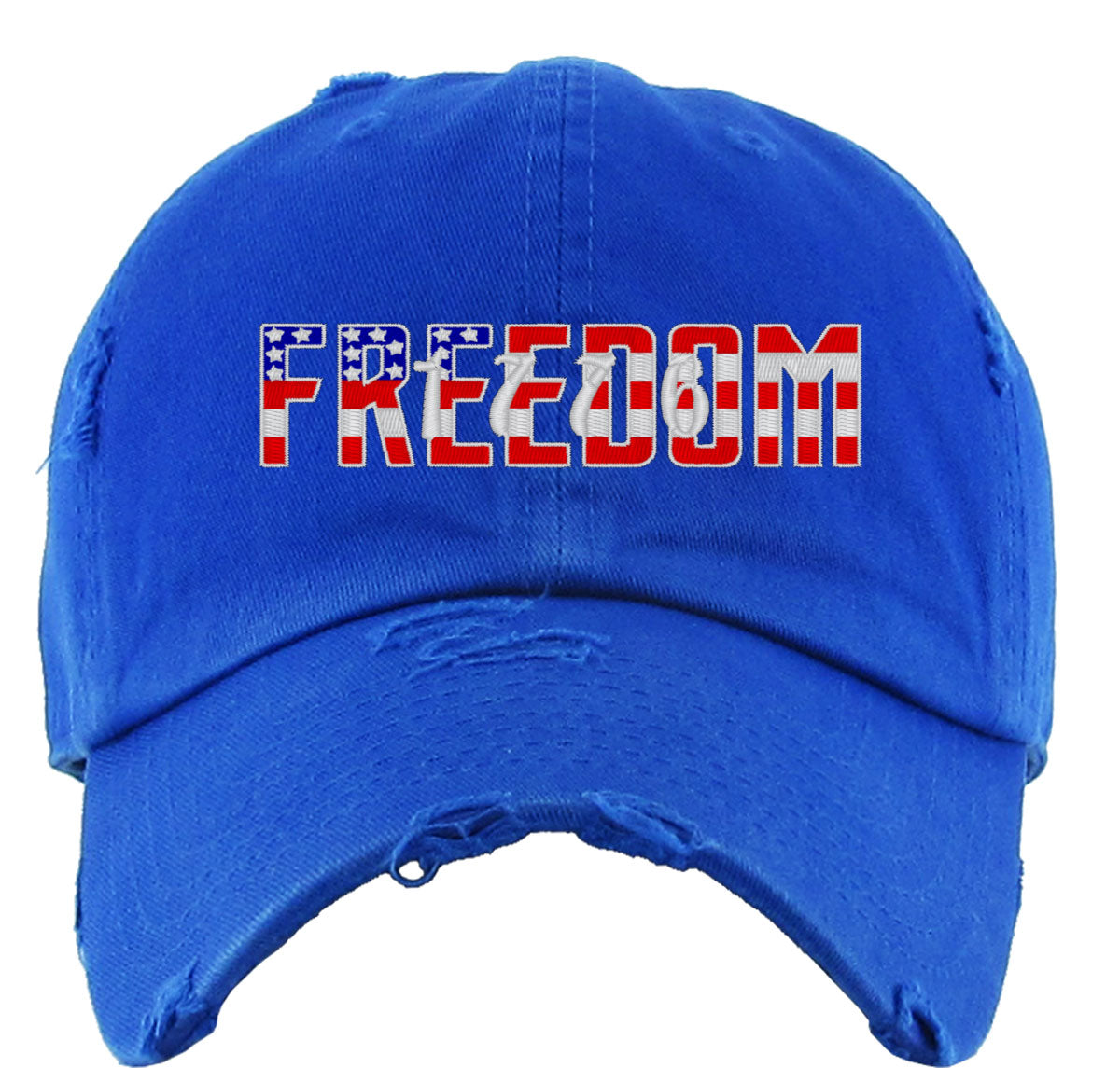 Freedom Independence Day Patriotic Vintage Baseball Cap