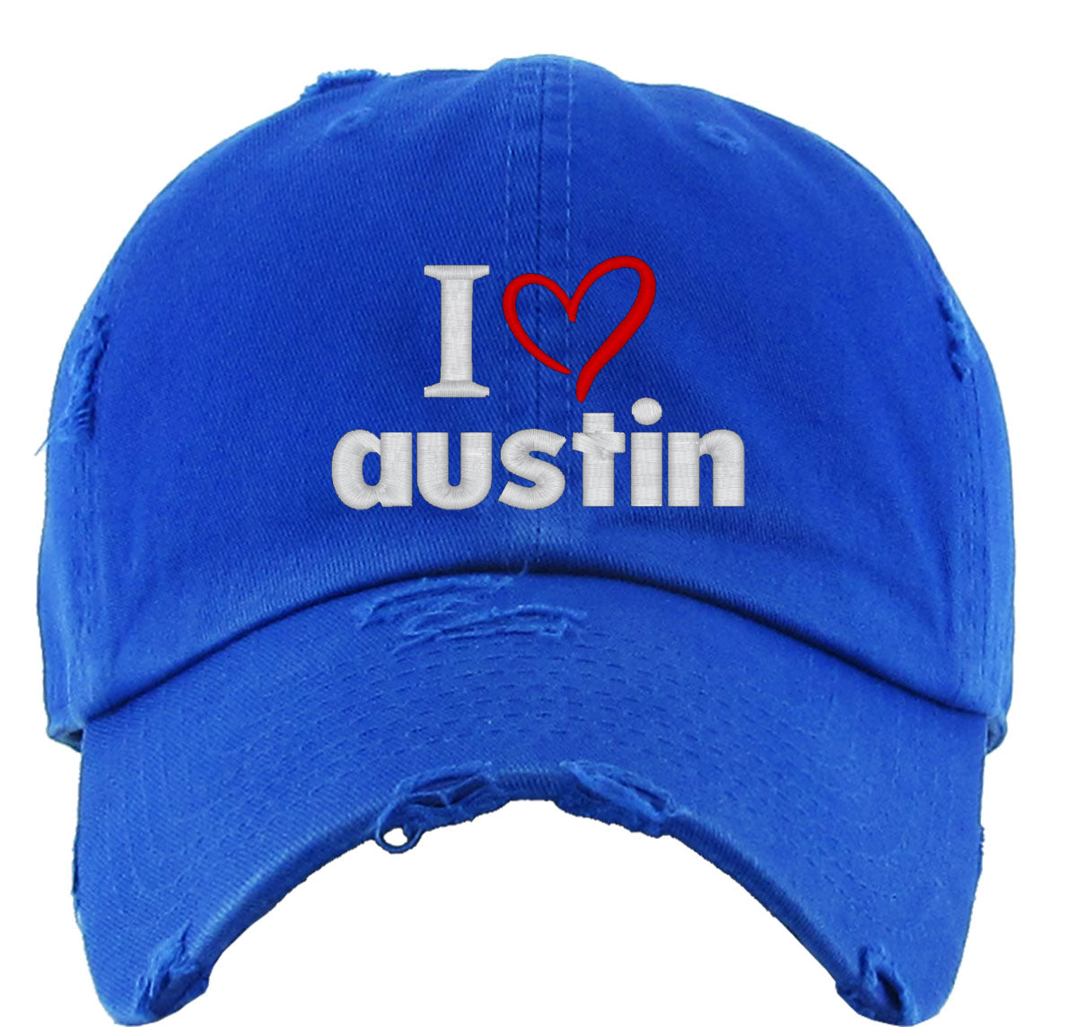 I Love Austin Vintage Baseball Cap