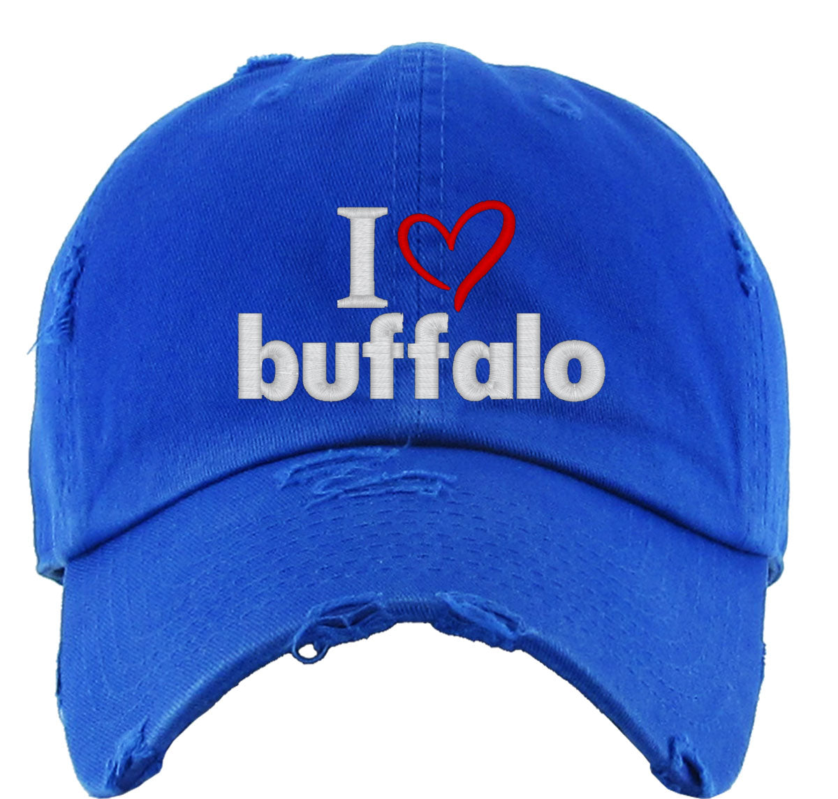 I Love Buffalo Vintage Baseball Cap