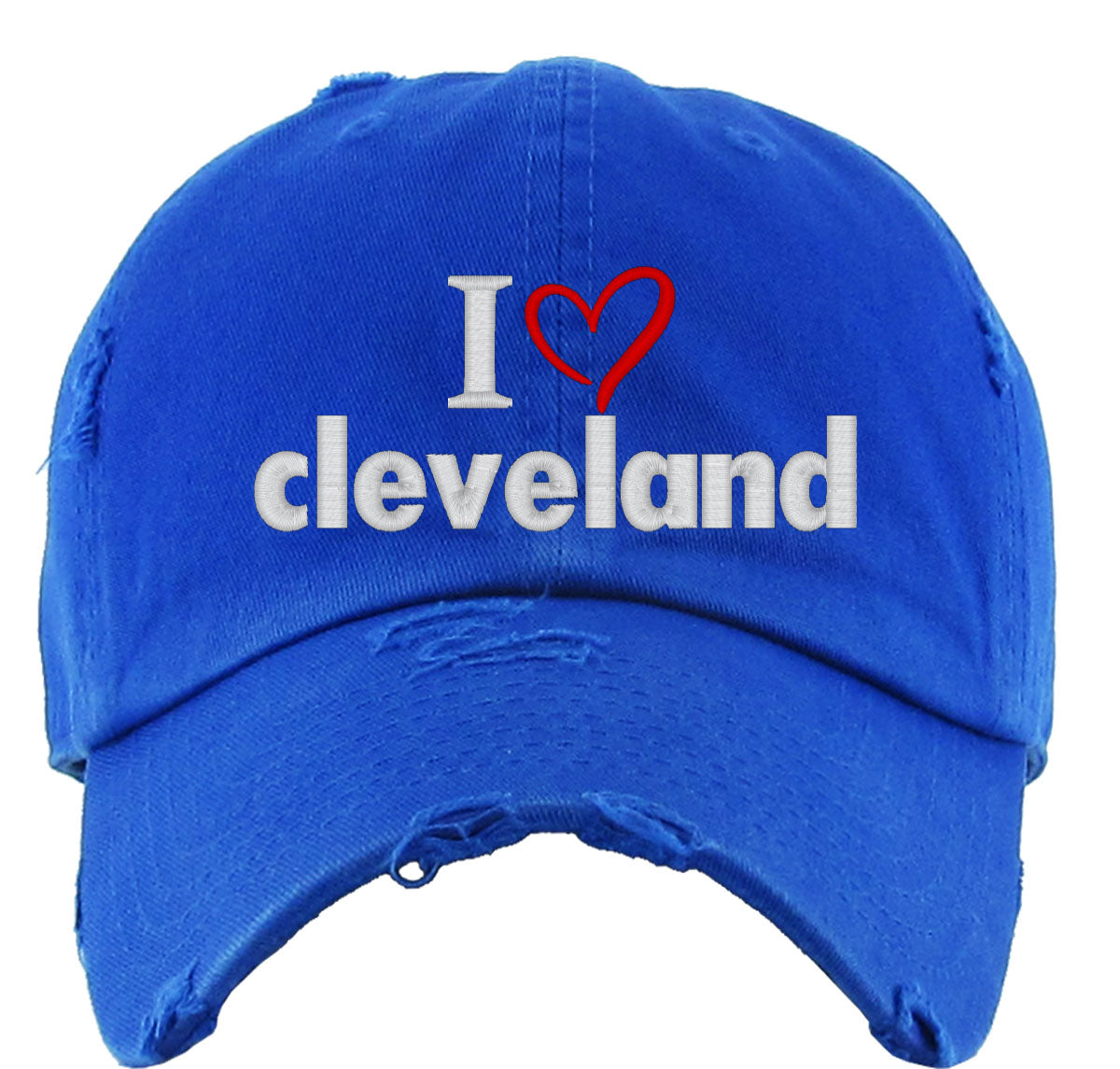 I Love Cleveland Vintage Baseball Cap